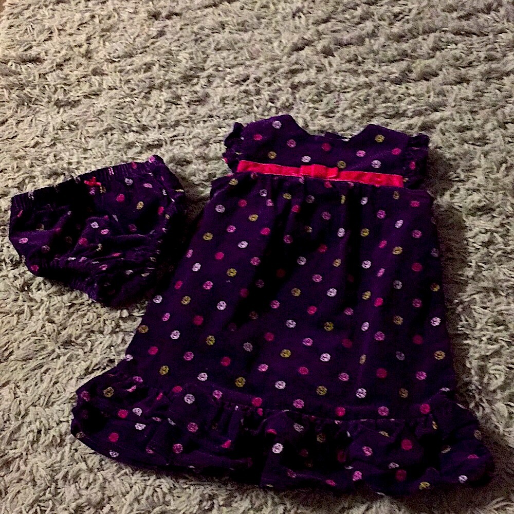 💜 Heartstrings 18 months girls dress set